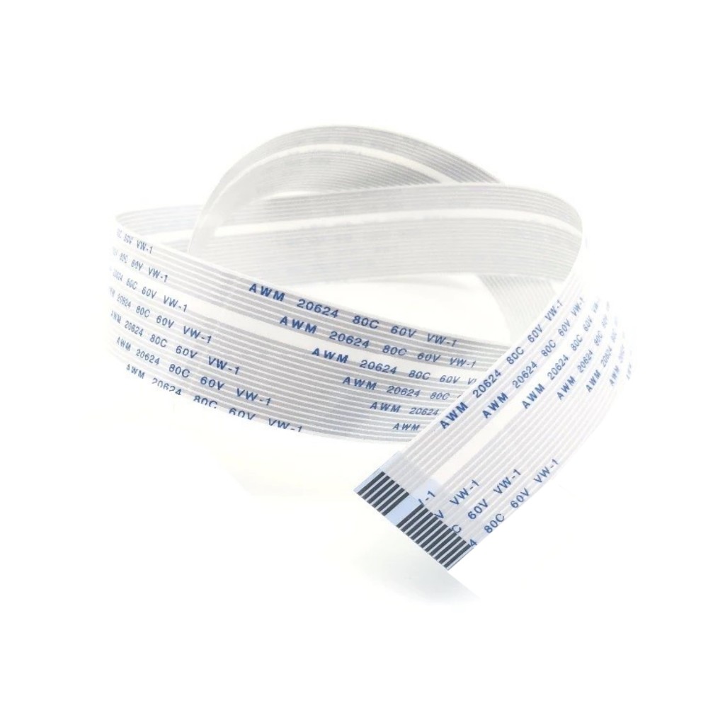 Cabo Flat 20 Vias X 95cm Compatível para Scanner  Impressora Hp Offcejet 7612