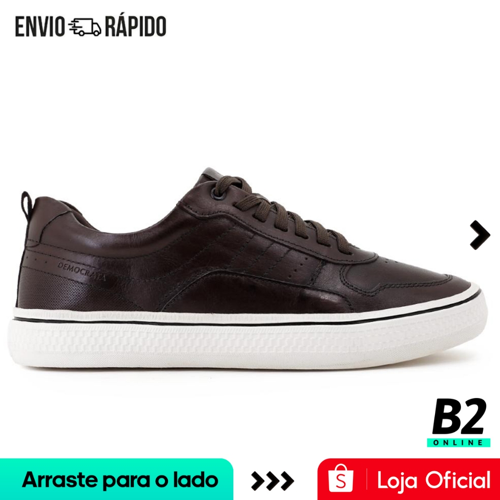 Sapatênis Democrata Denim Fender Masculino Original Com Nota Fiscal e Garantia em Oferta na Shopee