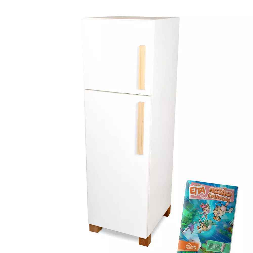 Kit Educativo Geladeira Infantil em Madeira em Oferta na Shopee