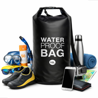 Bolsa Impermeável Saco Estanque Bag 5L 10L 20L Camping Pesca Água Jetski Caiaque Natação Mochila
