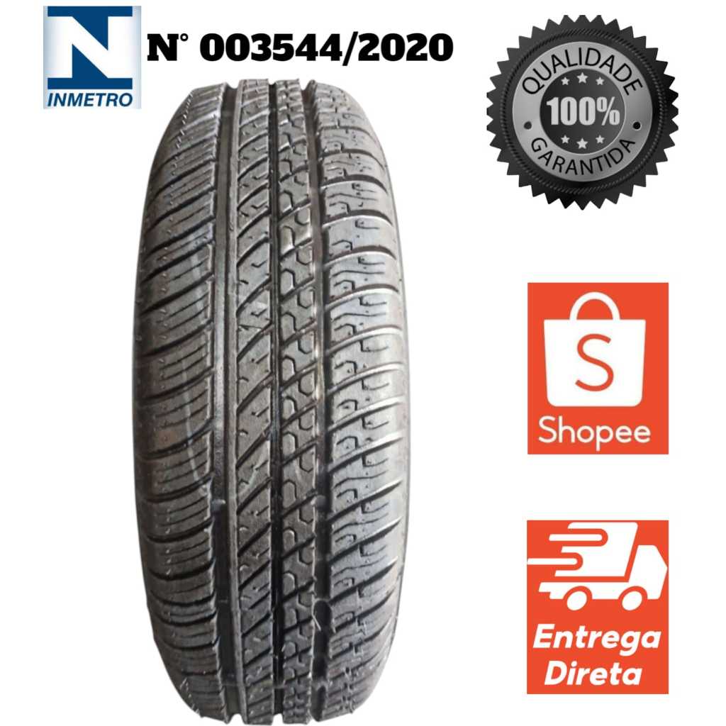 01 Pneu Remold Aro 14 175-65 Com selo de Inmetro e Garantia Barato em Oferta na Shopee