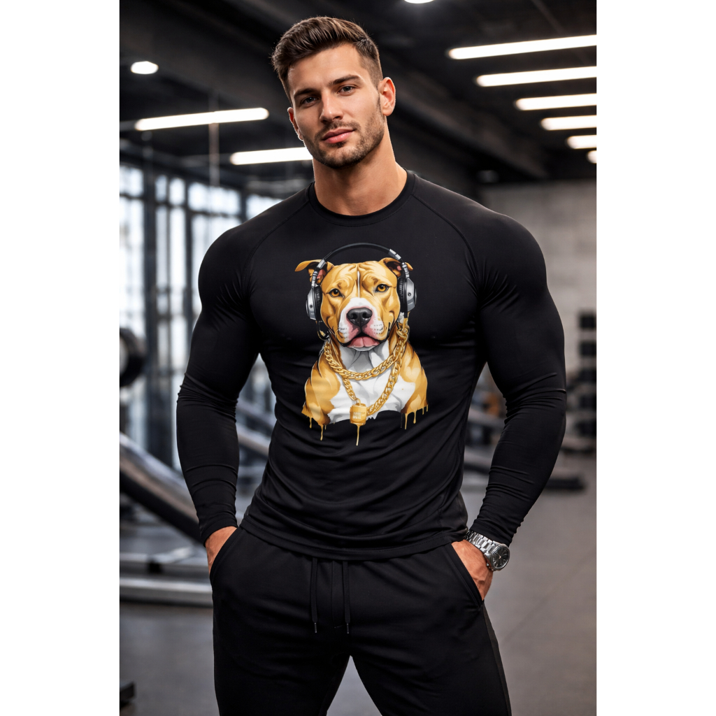 Camisa de Compressão Térmica Manga Longa – Segunda Pele para Academia Alto Desempenho e Conforto