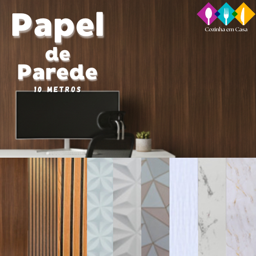 Papel De Parede Madeira Adesivo Ripado 10m X 45cm Lavável 3d em Oferta na Shopee
