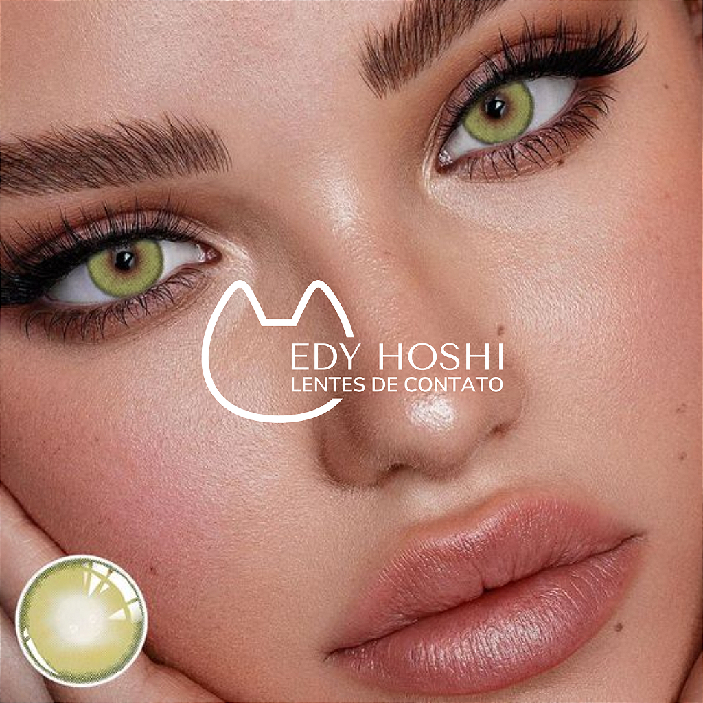 Lentes de Contato Edy Hoshi Soroyama Green - ANUAL - 1 PAR