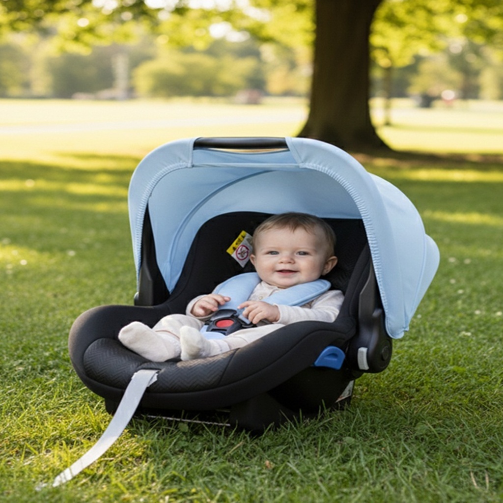 Protetor de Cinto Com Capota Universal Ajustável para Bebê Conforto
