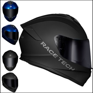 Capacete Race Tech Hit Monocolor Brilhante Fosco Fechado + narigueira masculino feminino Original em Oferta na Shopee