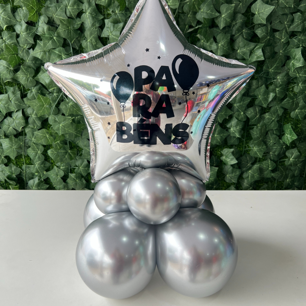 Kit com 10 Adesivos Vinil "Parabéns" 9x9cm – Ideal para Balão de 10 Polegadas em Oferta na Shopee