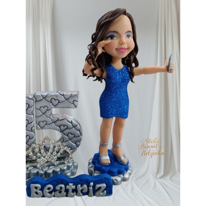 Topo de bolo Debutante,vela de 15 anos, Enfeite de bolo Debutante,vela personalizada de 15anos topo debutante festa 15
