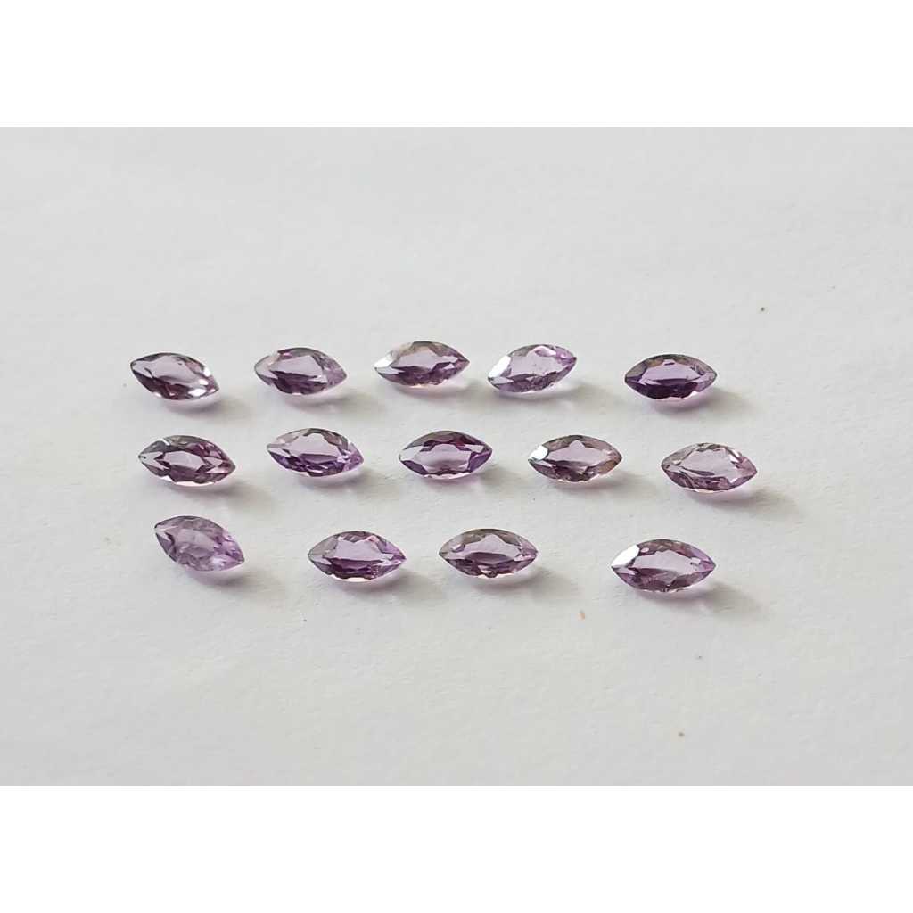 Pedras Preciosas Ametistas Navetes 3x6mm para Joias