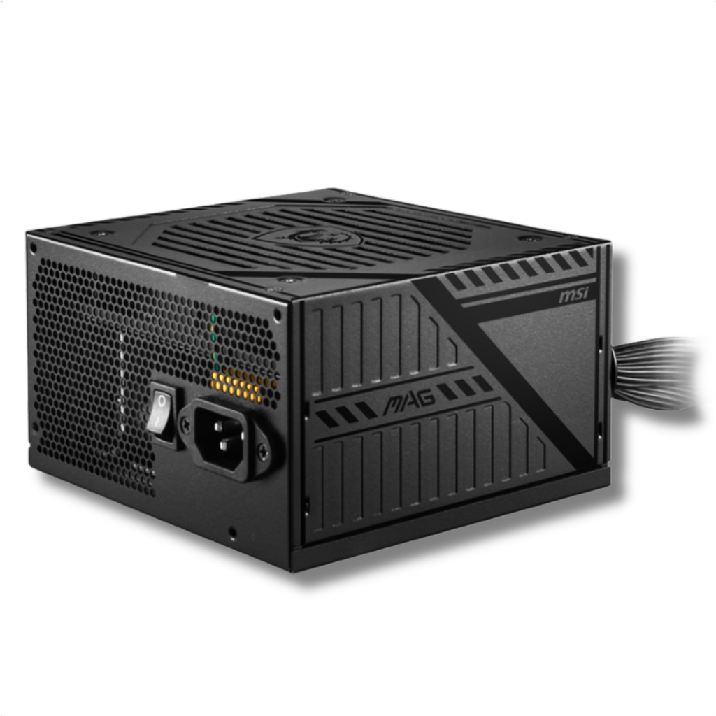 Fonte ATX 650W MSI MAG A650BNL 80 Plus Bronze PFC Ativo Bivolt Automático Com Cabo De Energia Preto