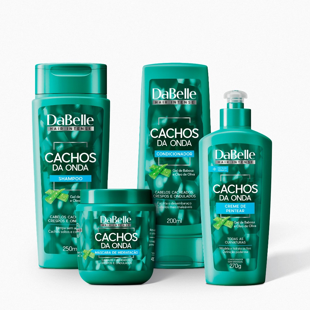 DaBelle Kit Essencial 4 Produtos - Cachos da Onda