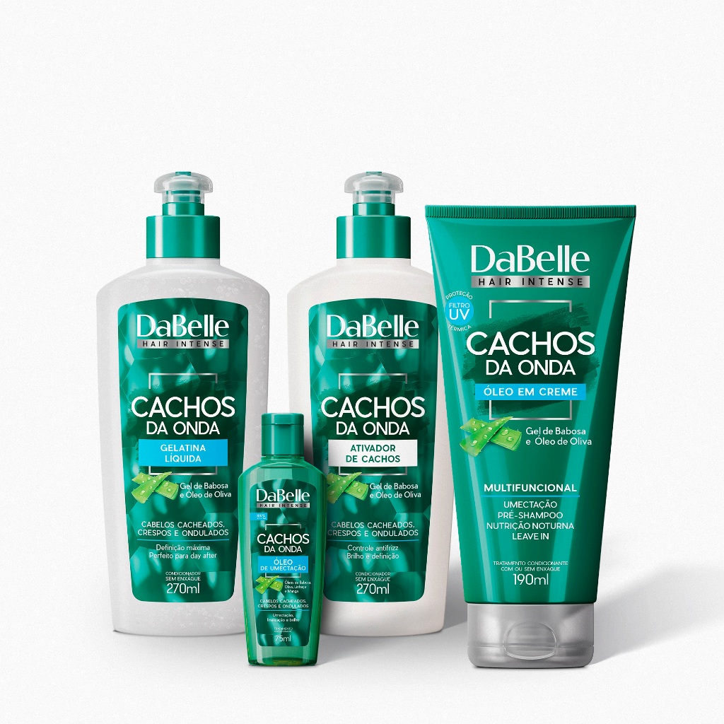 DaBelle Kit Especial 4 Produtos - Cachos da Onda em Oferta na Shopee