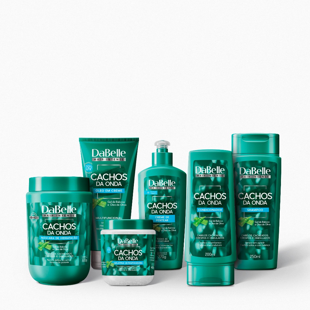 Dabelle Kit 6 Produtos - Cachos da Onda em Oferta na Shopee