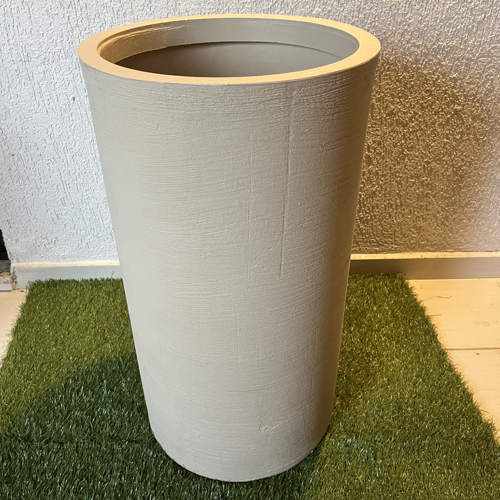 Vaso Decorativo Polietileno para Plantas Cilindro Medidas G 70x39x39cm em Oferta na Shopee