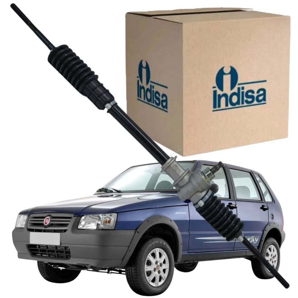 Caixa De Direção Mecânica Uno Fiorino Elba Premio Sem Pino