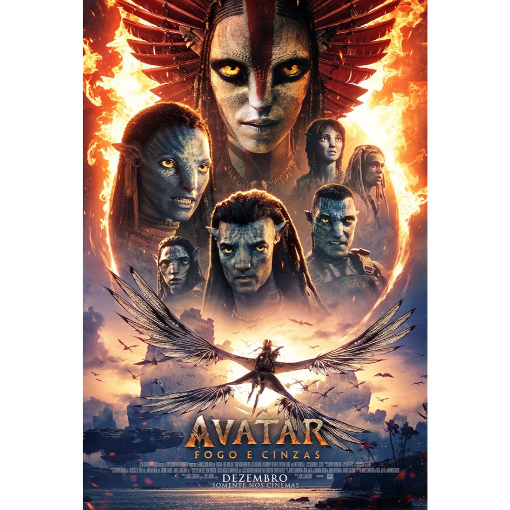 Poster Avatar Fogo e Cinzas - Filme - Avatar: Fogo e Cinzas