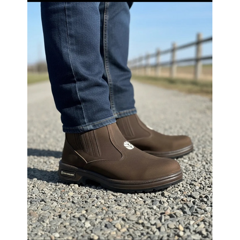 BOTINA NEW HOLLAND ORIGINAL NOBUCK CHOCOLATE CAFÉ ENH2201
