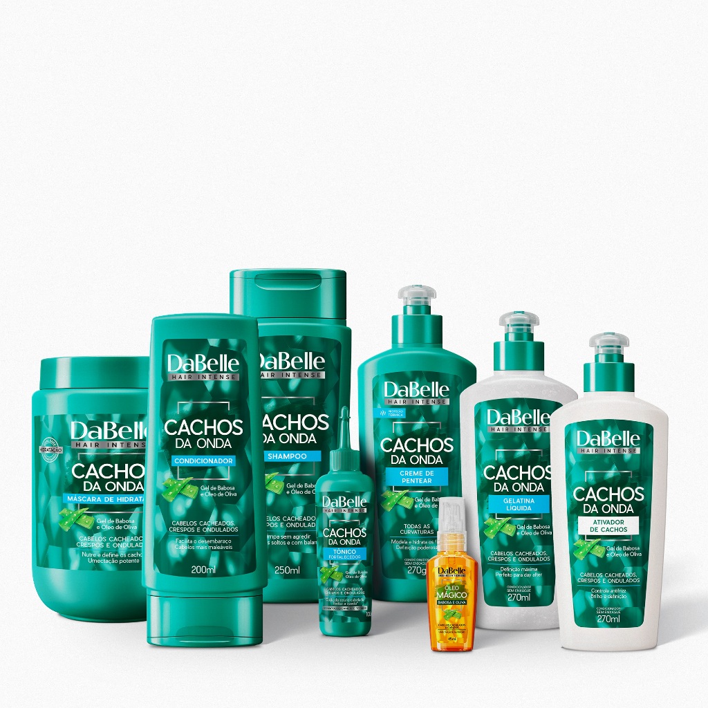 Kit Cachos da Onda Máscara 800g DaBelle Hair - 8 produtos em Oferta na Shopee
