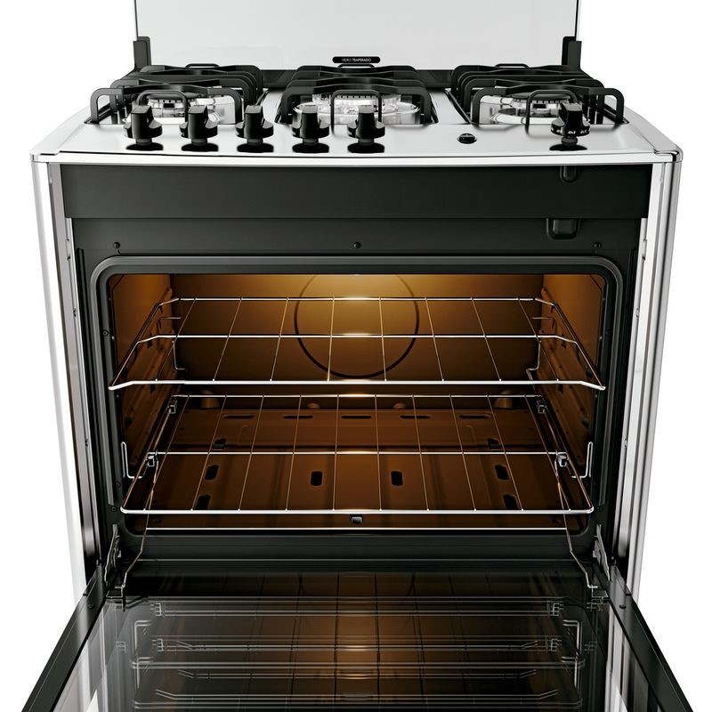 Fogão 5 Bocas Preto com Mesa de Inox Dako Magister - Bivolt — imagem 2 de 2