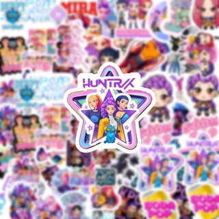 Kit/Pack 50 Adesivos kpop Demon Hunters huntrix Stickers Decorativos Guerreiras do K-pop em Oferta na Shopee