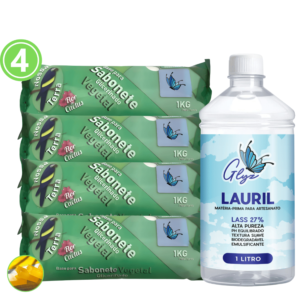 Lauril Espumante com Base Vegetal Para Cosméticos