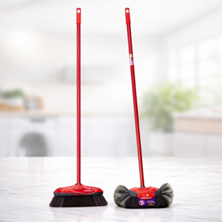 VASSOURA BOLA E RETA CONDOR PELO NATURAL COM E SEM CABO USO INTERNO NÃO RISCA CHÃO CERDAS CRINA em Oferta na Shopee