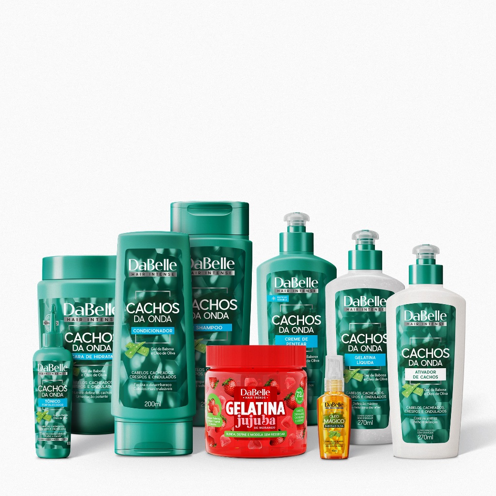 Dabelle Kit Completo Cachos da Onda Máscara 800g + Gelatina Jujuba - 9 Produtos em Oferta na Shopee