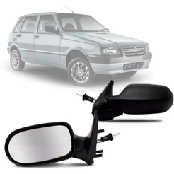 Retrovisor Uno Mille Fire Flex 2005 a 2010 4 Portas C/Controle Unidade ou Par