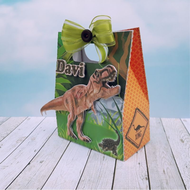 Até 50 caixas Personalizadas Dinossauro Lembrancinhas Kit Personalizado/ Mimo/ Festa Infantil Dinossauro
