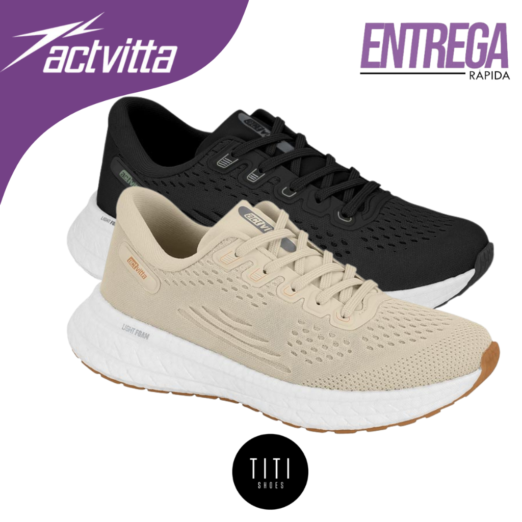 Tenis Feminino Actvitta Gaspea Slip On Sem Cadarço Caminhada Academia Leve Macio Original em Oferta na Shopee