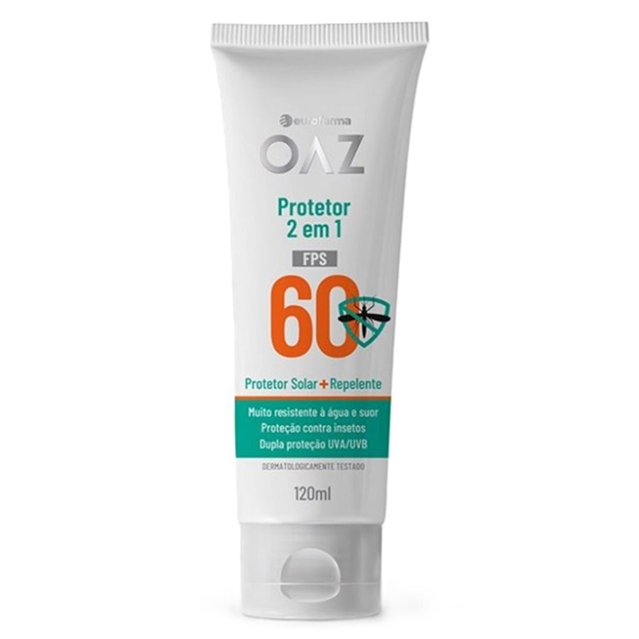Protetor Solar Oaz Fps60 Coom Repelente 120ml