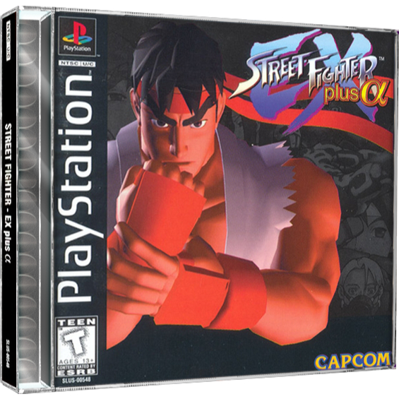 Jogo Street Fighter EX Plus Alpha de Play 1 PsOne