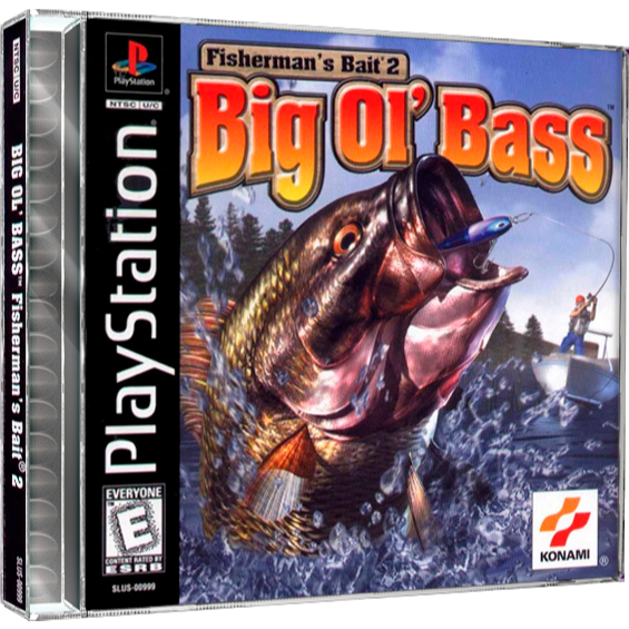 Jogo Fisherman's Bait' 2 - Big Ol' Bass de Play1 PsOne