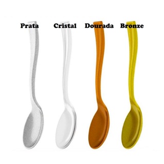 100 Mini Colher Descartável P/ Bolo De Pote Ovo Café Gourmet em Oferta na Shopee