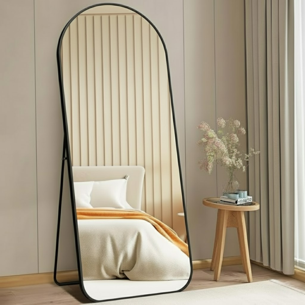 Espelho de Parede e Chão Arco Minimalista Quarto Sala Closet em Oferta na Shopee