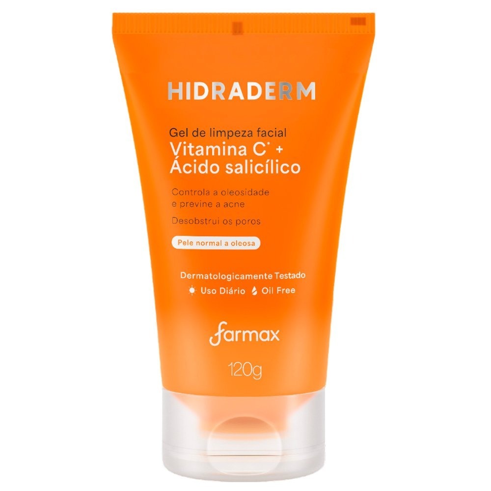 Gel De Limpeza Facial Hidraderm Vitamina C Com 120g