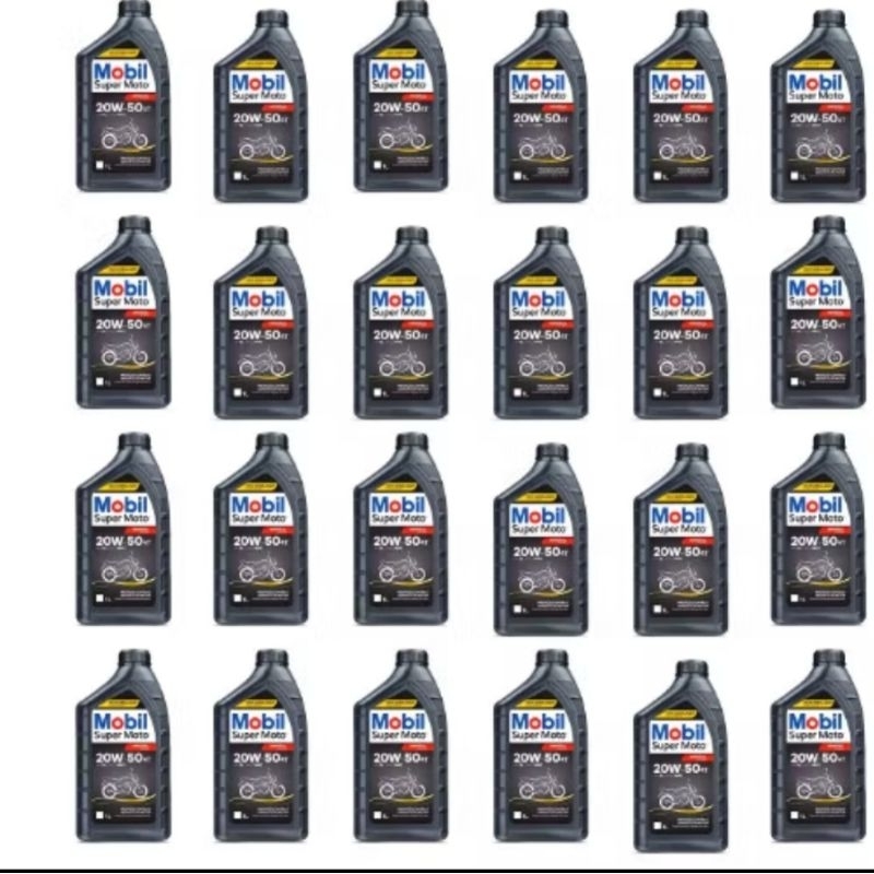 Óleo Mobil Super Moto 4T 20W50 1L – Atacado 6, 12 ou 24 Unidades (Original)