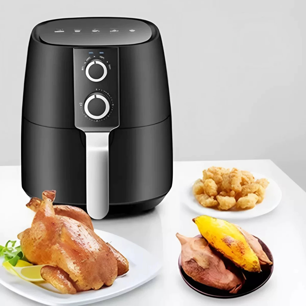 Fritadeira Airfryer Elétrica Com Timer 3,8l Preto 127V ou 220V