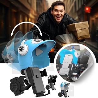 Suporte de Celular Para Moto Proteção de Telefone Capacete Motocicleta Bicicleta Navegação Elétrica