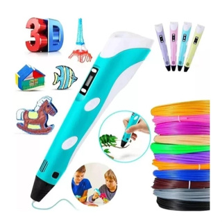 Caneta 3D Impressora Manual Infantil e Adulto Com Filamentos de 9 metros / e somente filamento 25 e 50 metros. em Oferta na Shopee