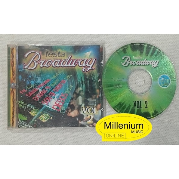 CD Festa Broadway VolUME 2 - 1998 Original Gravadora Colecionador Em Bom  Estado