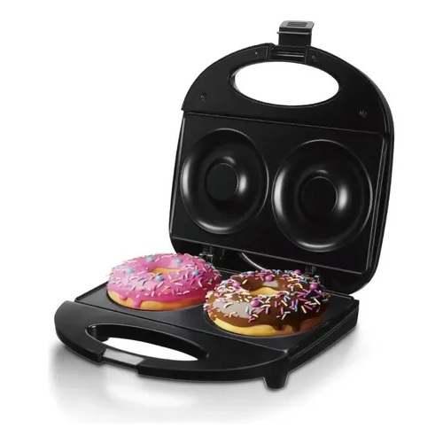 Máquina de Fazer Donuts 750W 2 FUROS de 10cm - Big Donuts / Ideal para Café da Manhã e Lanches -