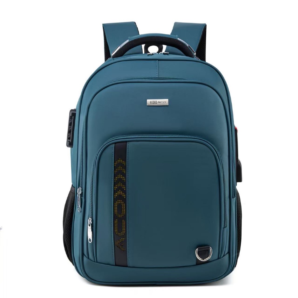 ACO-MOCHILA UNISSEX IMPERMEÁVEL PORTA NOTEBOOK REFORÇADA COM ANTIFURTO E TRAVA DE SEGURANÇA