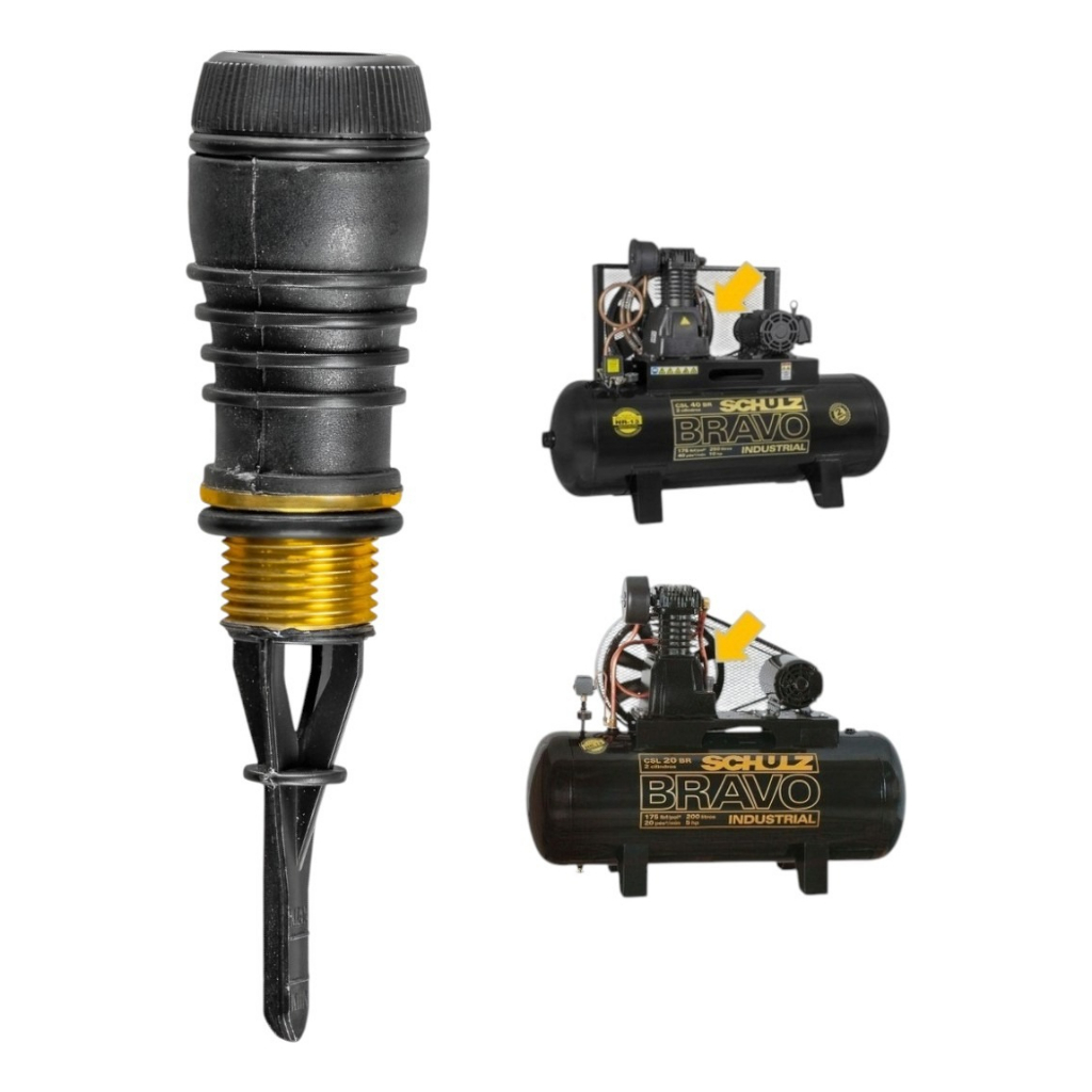 Vareta Nível De Óleo Para Compressor Schulz Csl 20/30/40 Bravo Br