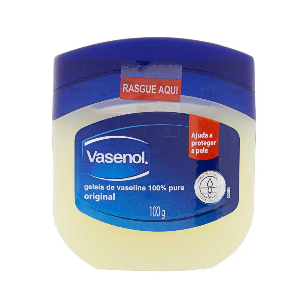 Geleia de Vaselina 100% Pura Vasenol Original 100g em Oferta na Shopee