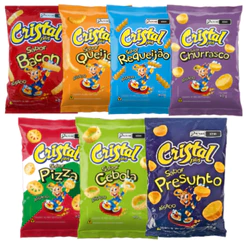 Salgadinhos Cristal 40g Kit de 5 a 10 Unidades