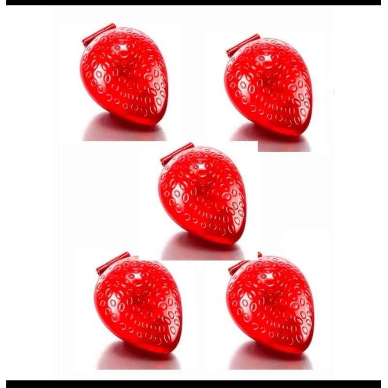 Kit com 5/10/25Brilhos Labiais e Batons Cremosos Moranguinho Morango 10g  Beauty Hidratação, Brilho Morango