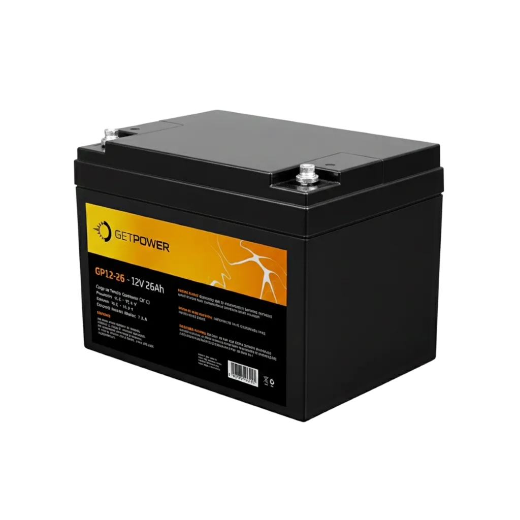BATERIA SELADA RECARREGAVEL 12V 26AH PARA NO BREAK , ALARMES , AUTOMAÇÃO , TELECOMUNICAÇÕES.