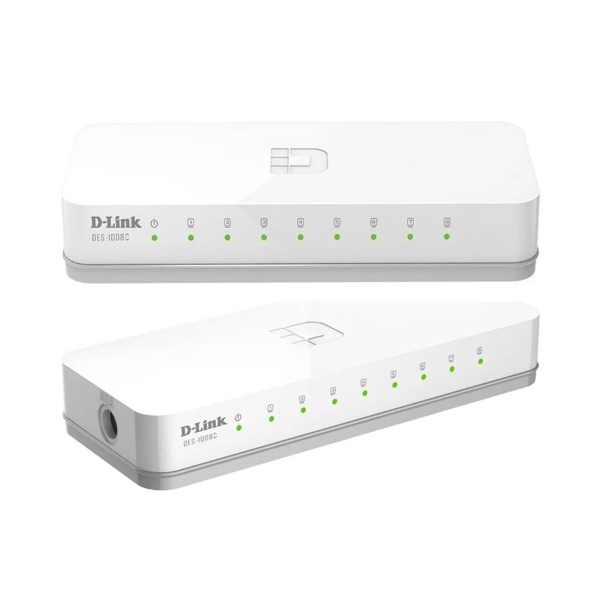 Switch D-Link DES-1008C Hub 100mbps - Usado