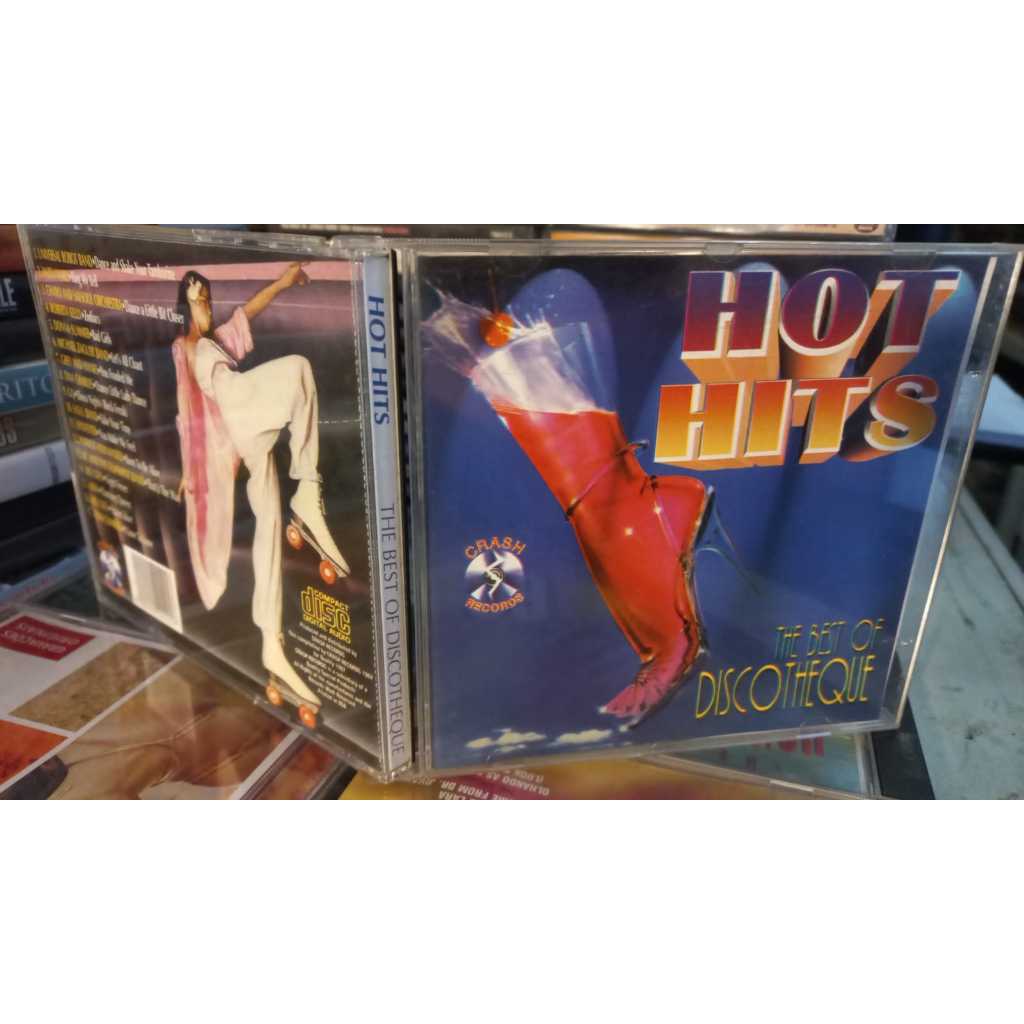 Cd Hot Hits The Best Of Discotheque IMP Ótimo  Crash Records -Bee gees abba donna summer anita ward sylvester s.o.s.raro